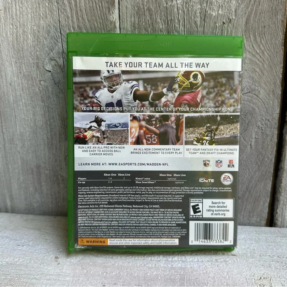 EA Sports: Madden 17 NFL Xbox One Pre‎ Owned Game